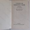 Picture of A Book of Narrative Verse (World Classics Series, No. 350)
