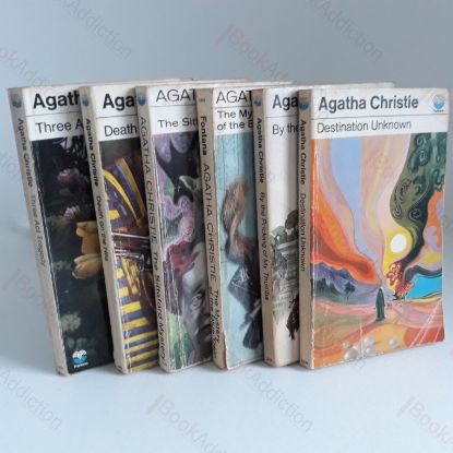 Picture of Destination Unknown; By the Pricking of  My Thumbs; The Mystery of the Blue Train; The Sittaford Mystery; Death on the Nile; Three Act Tragedy (six volumes)