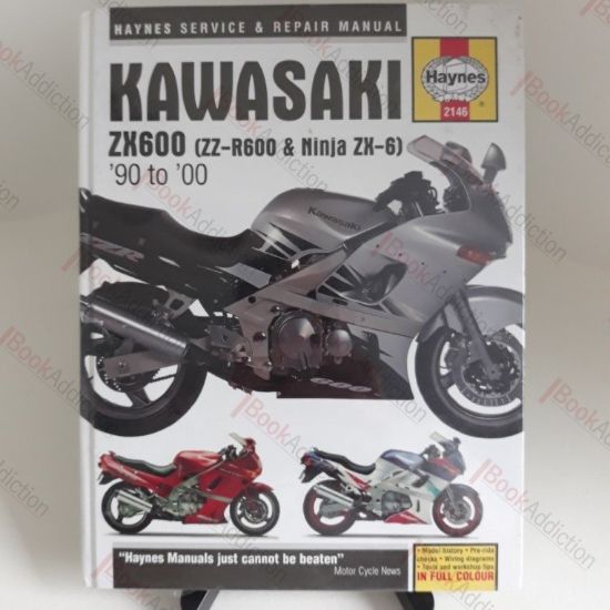 Picture of Kawasaki ZX600 (ZZ-R600 and Ninja ZX-6) Service and Repair Manual: 1990 to 2000 (Haynes service and repair manual series)