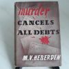 Picture of Murder Cancels All Debts