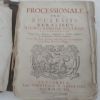 Picture of Processionale pro Ecclesiis Ruralibus, Ritibus Romanae Ecclesiae accomodatum, Responsoria, Hymnos, Antiphonas, Psalmos, aliaque in Processionibus dicenda complectens Additis sub finem Laudibus Vespertinis de SS. Sacramento, and de beata Maria Virgine
