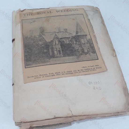 Picture of Scrap Book Containing Ecletic Collection of Newspaper Cuttings  Relating to Harrogate and the Surrounding Area, 1909-1937