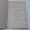 Picture of By-Laws of the Airedale Lodge of Freemasons, No. 387 on the Roll of the Grand Lodge of England, Meeting in the Masonic Rooms, Salt Institute, Shipley