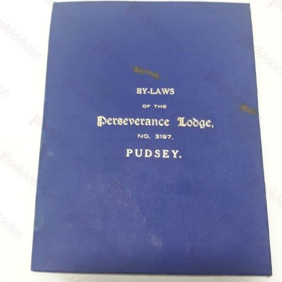 Picture of By-Laws of the Perseverance Lodge, No 3197, Pudsey