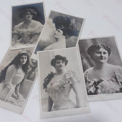 Picture of Collection of Four Postcards of Female Singers of the late 19th Century - Emma Calve, Madame Fanny Moody, Madame Clementine De Vere Sapio, Miss Ethel Hook, Miss Alice Larkin