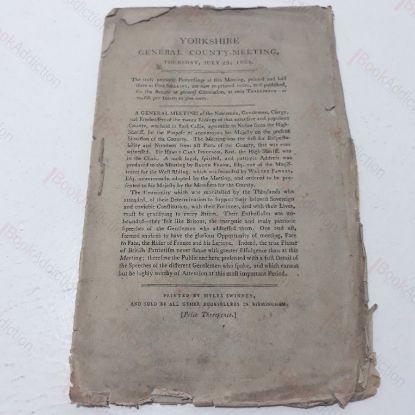 Picture of Yorkshire General County-Meeting, Thursday July 1803, The Truly Patriotic Proceedings (regarding the Napoleonic Wars)