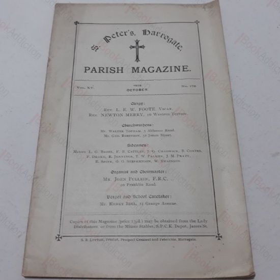 Picture of St. Peter's, Harrogate, Parish Magazine for October 1906 (Vol. XV. No. 178.)