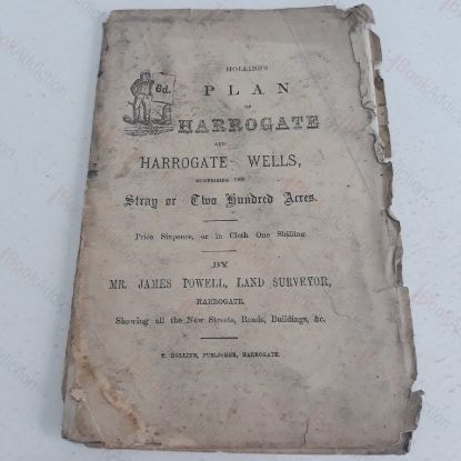 Picture of Hollins's Map of the Country Ten Miles Round Harrogate, Shewing Various Railways and Turnpike Roads,  One Inch to One Mile