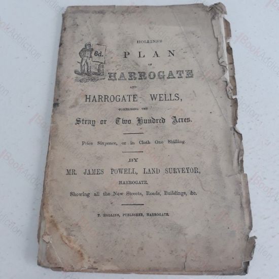 Picture of Hollins's Map of the Country Ten Miles Round Harrogate, Shewing Various Railways and Turnpike Roads,  One Inch to One Mile