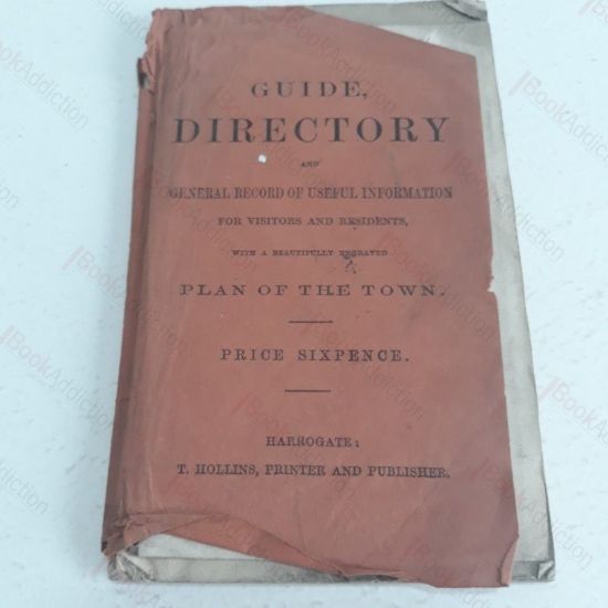 Picture of Guide, Directory and General Record of Useful Information for Visitors and Residents with Beautifully Engraved Plan of the Town [Harrogate]