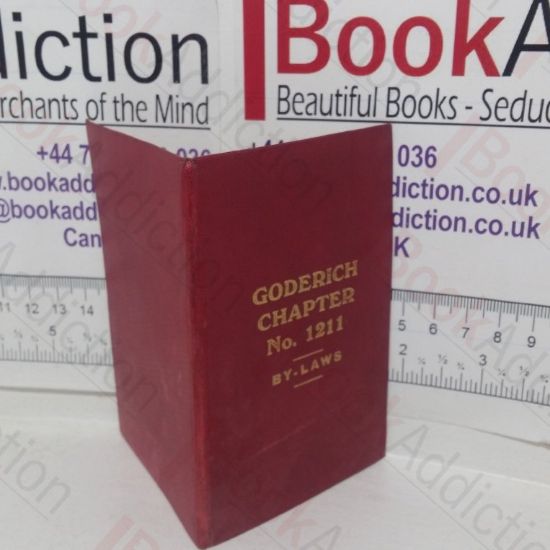 Picture of Goderich Chapter, No. 1211, By-Laws, 1926