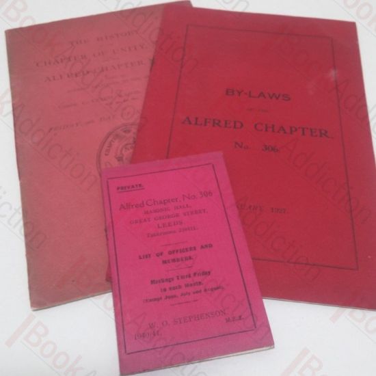 Picture of Documents relating to the Alfred Chapter, No 306 (Leeds) (By-Laws, History, Officers etc)