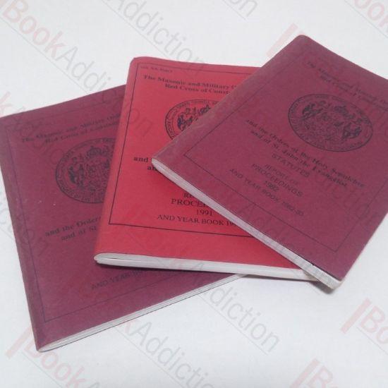 Picture of The Masonic and Military Order of the Red Cross of Constantine and the Orders of the Holy Supulchre ad of St John the Evangelist : Statutes, Report on Proceedings and Year Books for 1991, 1982 and 1981 (three volumes)