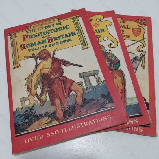 Picture of The Story of Mediaeval Britian Told in Pictures; The Story of Saxon and Norman Britain Told in Pictures; The Story of Prehistoric and Roman Britain Told in Pictures