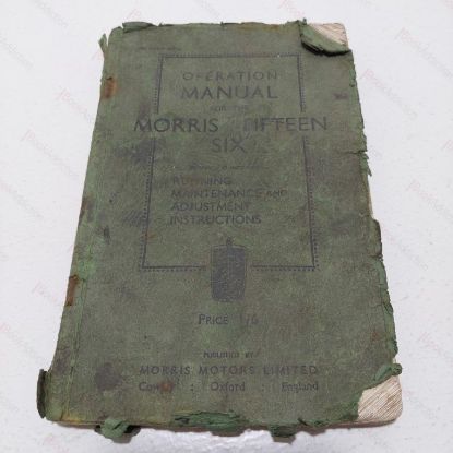 Picture of Operation Manual for the Morris Fifteen Six