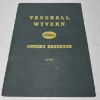 Picture of Vauxhall Wyvern E Model Owner's Handbook : Operation and Maintenance Instructions