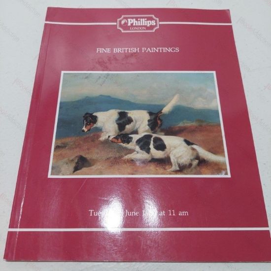 Picture of Fine British Paintings (Auction Catalogue, Phillips London, UK,  June 6,1989)