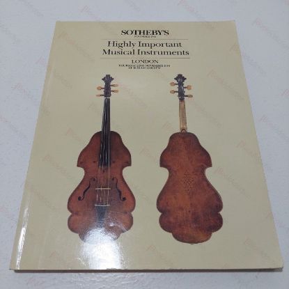 Picture of Highly Important Musical Instruments (Auction Catalogue, Sotheby's, London,  22nd November 1984)