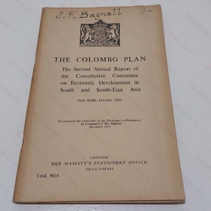 Picture of The Colombo Plan : Second Annual Report of the Consulative Committee on Economic Development in South and South East Asia