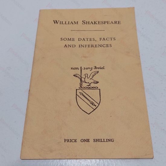 Picture of William Shakespeare : Some Dates, Facts and Inferences