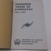 Picture of Hundred Years of Chemisty, 1875 - 1975