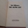 Picture of The Alpha List (Signed)