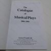 Picture of The Catalogue of Musical Plays, 2006-2008