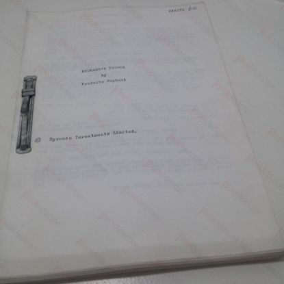 Picture of Richard's Things Original Film Script