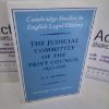 Picture of The Judicial Committee of the Privy Council, 1833-1876 : Its Origins, Structure and Development (Cambridge Studies in English Legal History Series)