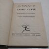 Picture of An Anthology of Light Verse (Modern Library Series)