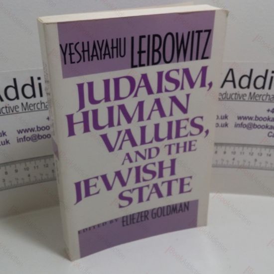 Picture of Judaism, Human Values, and the Jewish State