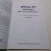 Picture of Specialist Indexes for Family Historians