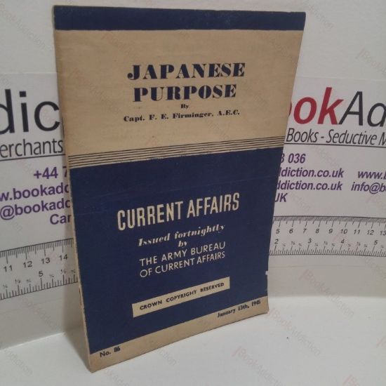 Picture of Japanese Purpose (Current Affairs No. 86, 13 January 1945)