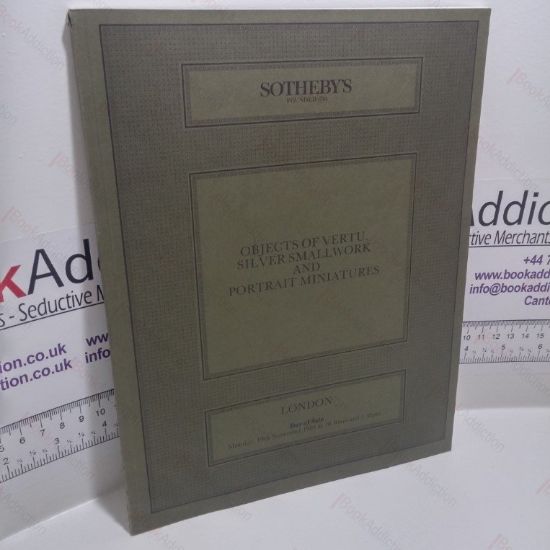Picture of Objects of Vertu, Silver Smallwork and Portrait Miniatures (Auction Catalogue, Sotheby's, London, 19 November 1984)