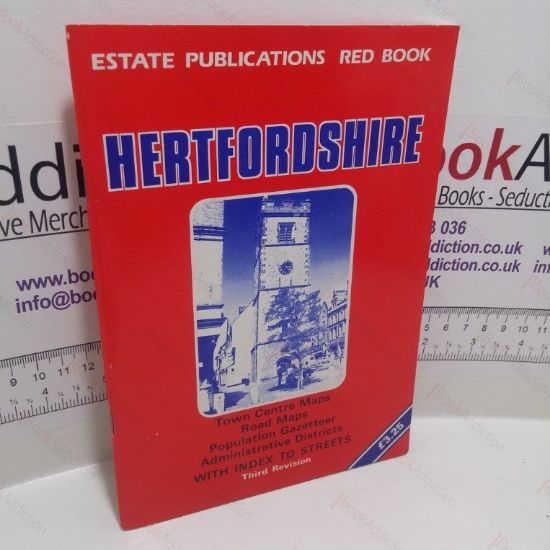 Picture of Red Book, Hertfordshire : Town Centre Maps, Road Maps, Population Gazetteer, Administrative Districts with Index to Streets