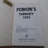 Picture of Turkey, 1985 (Fordor's Travel Guides)