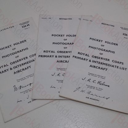 Picture of Pocket Folder of Photographs of Royal Observer Corps Primary and Intermediate List Aircraft, Issues 1, 2 and 3 (Air Ministry Pamphlets)