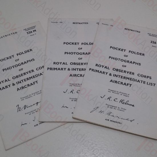 Picture of Pocket Folder of Photographs of Royal Observer Corps Primary and Intermediate List Aircraft, Issues 1, 2 and 3 (Air Ministry Pamphlets)
