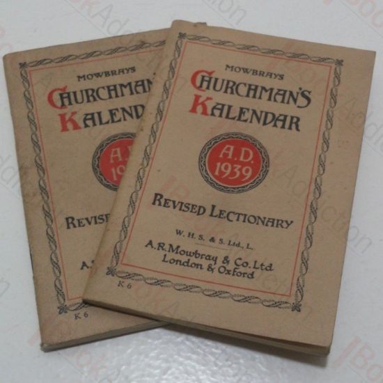 Picture of Mowbray's Churchman's Kalendar, Revised Lectionary, 1938; Mowbray's Churchman's Kalendar, Revised Lectionary, 1939 (Two Volumes)