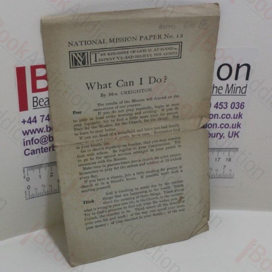 Picture of What Can I Do? (National Mission Paper, No. 12)