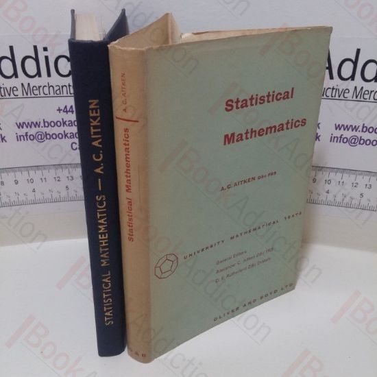 Picture of Statistical Mathematics (University Mathematical Texts Series)
