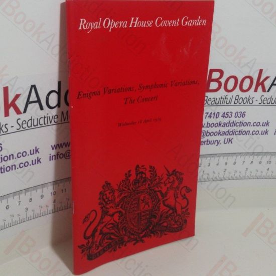 Picture of Enigma Variations, Symphonic Variations, The Concert (Programme, Royal Opera House, Covent Garden, London, UK,18 April 1979)