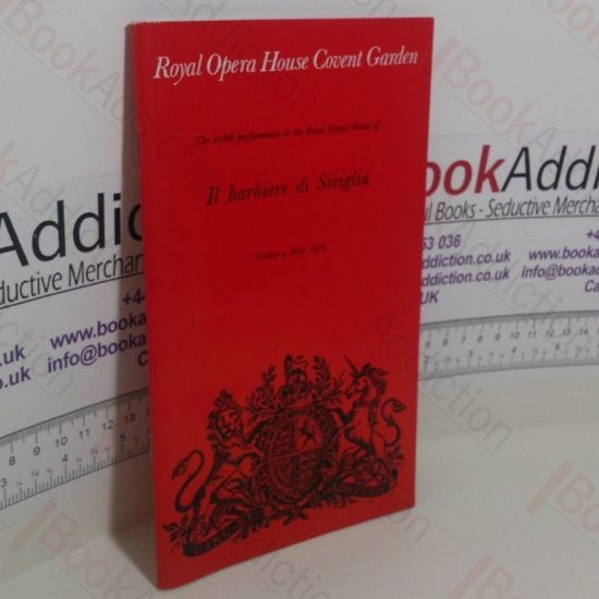 Picture of Il Barbiere Di Siviglia  (Royal Opera House Covent Garden, London, UK, 4 May 1979)