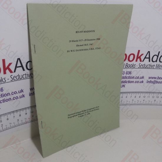 Picture of Ieuan Maddock, 29 March 1917-29 December 1988