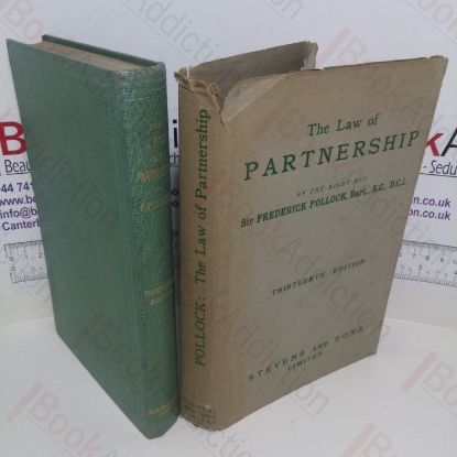 Picture of A Digest of the Law of Partnership, with Forms, and an Appendix on the Limited Partnership Act 1907, together with the Rules and Forms, 1907, 1909