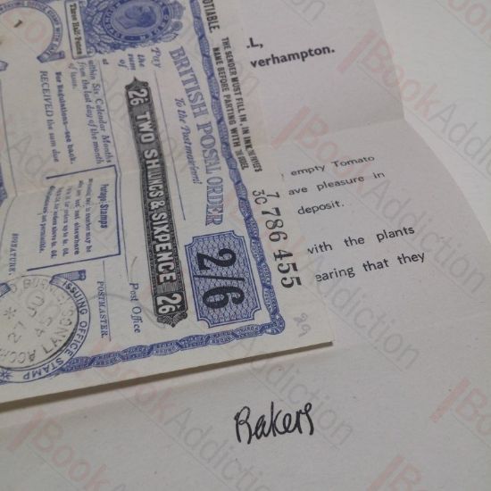 Picture of British Postal Order, 2/6, 1945 (Uncashed)