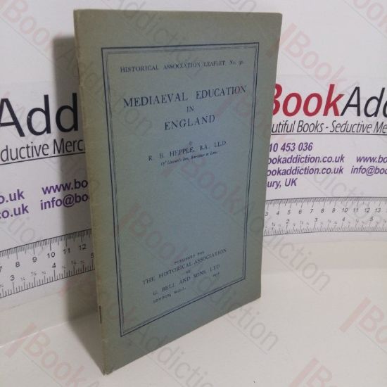 Picture of Mediaeval Education in England (Historical Association Leaflet, No. 90)