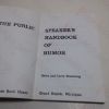 Picture of The Public Speaker's Handbook of Humor