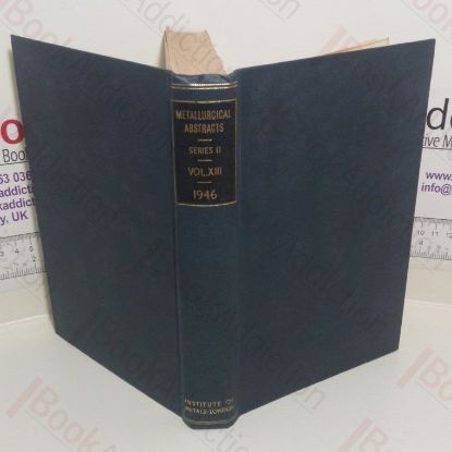 Picture of Metallurgical Abstracts (General and Non-Ferrous) Volume 13, 1946