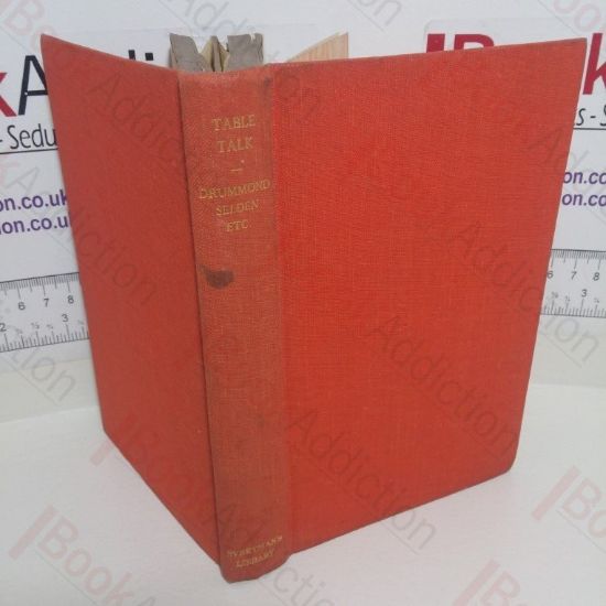 Picture of Table Talk from Ben Jonson to Leigh Hunt (Everyman's Library, No. 906)